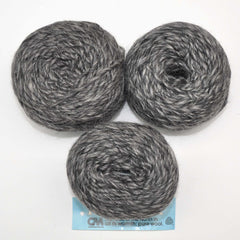 Columbia-Minerva "Icelandia" Yarn - Virgin Wool, Aran Weight, 114 yards - Arctic Gray