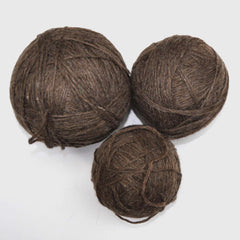 Lion Brand "Fisherman's Wool" Yarn - Virgin Wool, Worsted Weight, Miscellaneous Balls  - Nature's Brown