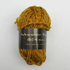 Mission Falls "1824 Wool" Yarn - Superwash Merino Wool, Aran Weight, 85 yards - Brown & Rust
