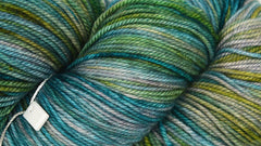 Magpie Fibers "Swanky Sock" yarn closeup