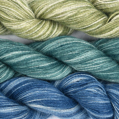 Cherry Tree Hill "Suri Lace Semi Solids" yarn closeup