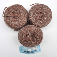 Columbia-Minerva "Icelandia" Yarn - Virgin Wool, Aran Weight, 114 yards - Dark Wood