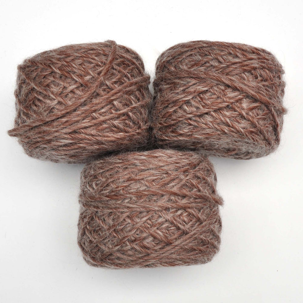 Columbia-Minerva "Icelandia" Yarn - Virgin Wool, Aran Weight, 114 yards - Dark Wood