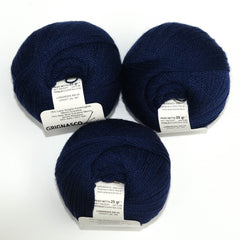 Grignasco Knits "MerinoSilk25" Yarn - Silk / Extrafine Merino Wool, Cobweb Weight, 384 yards - Various Colors