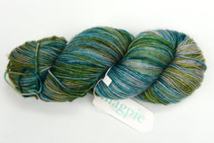 Magpie Fibers "Swanky Sock" fingering weight yarn skein