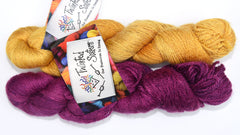 Twisted Sisters "Petite Voodoo" yarn skeins