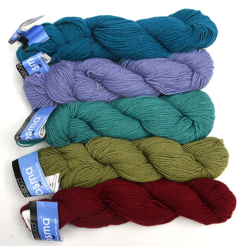 Berroco "Cosma" Yarn - Baby Alpaca / Wool / Silk, Sport Weight, 164 yards - Various Colors