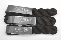 Feza "Posh DK" Yarn -Silk /  Merino Wool, DK Weight, 150 yards - Tundra Brown