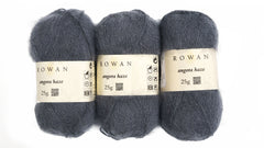 Rowan "Angora Haze" yarn skeins