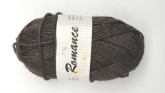 Crystal Palace "Romance" Yarn - Viscose / Wool, Worsted weight, 108 yards - Brown