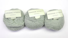 Adrienne Vittadini "Natasha" Yarn - Alpaca / Mohair / Wool / Nylon, Aran Weight, 72 yards - Light Green