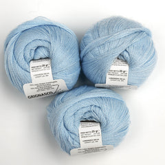 Grignasco Knits "MerinoSilk25" Yarn - Silk / Extrafine Merino Wool, Cobweb Weight, 384 yards - Various Colors