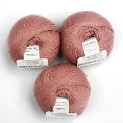 Grignasco Knits "MerinoSilk25" Yarn - Silk / Extrafine Merino Wool, Cobweb Weight, 384 yards - Various Colors
