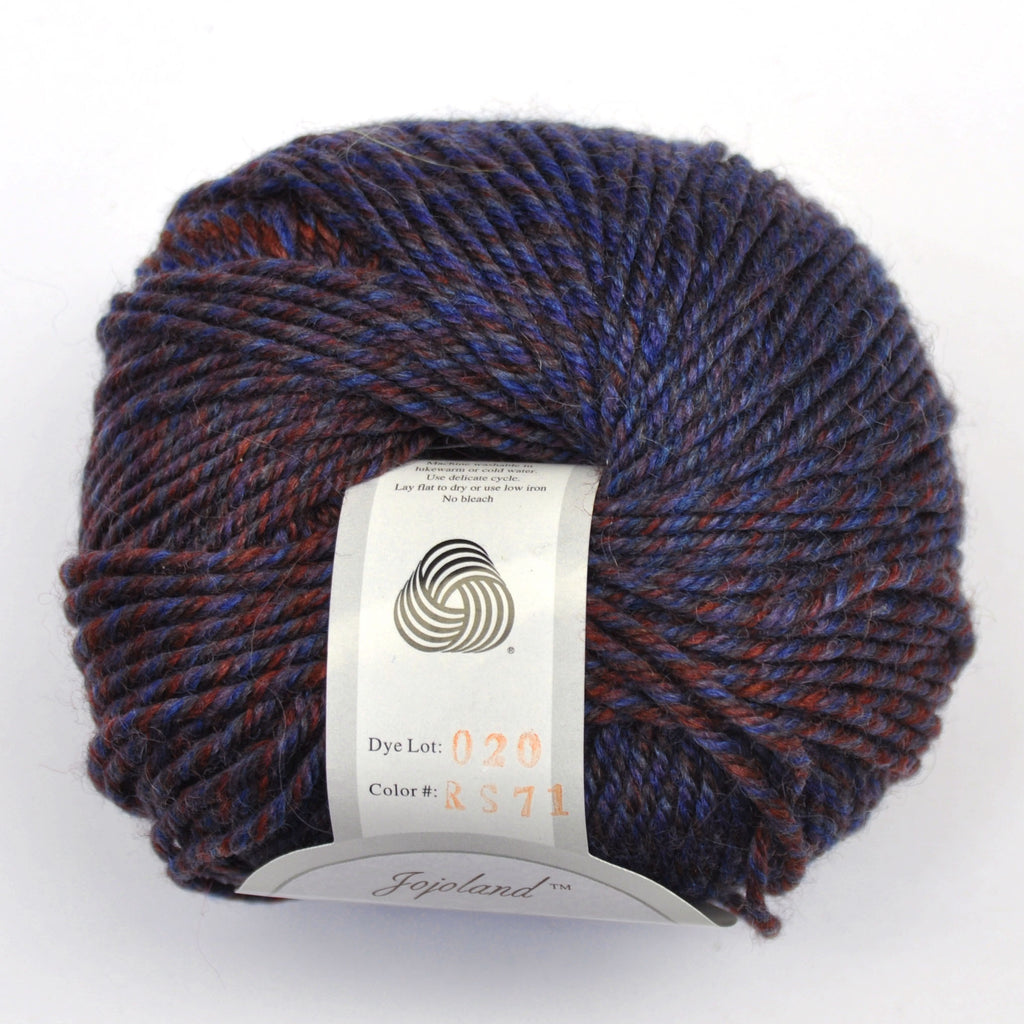 Jojoland "Rhythm" Yarn - Superwash Wool, DK Weight, 110 yards - Feeling Blue