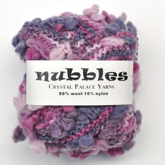 Crystal Palace "Nubbles" Yarn - Wool / Nylon, Bulky weight, 29 yards - Purple Days