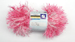 Yarn Bee "Wild Child" Eyelash Yarn - Polyester Yarn, Bulky Weight, 75 yards - Strawberry