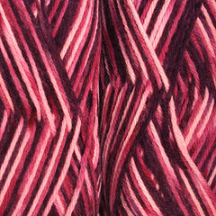 Dark Horse "Rhapsody" Yarn - Merino Wool, Worsted Weight, 205 yards - Red, Pink & Purple