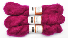 Louet Mohair Yarn - Mohair / Wool / Nylon, Worsted Weight, 105 yards - Foxy Fuschia
