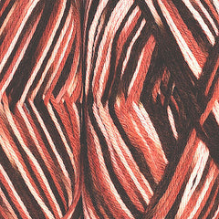Dark Horse "Rhapsody" Yarn - Merino Wool, Worsted Weight, 205 yards - Red, Pink & Brown