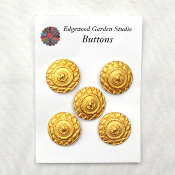 Silver Buttons with Irregular Stripes, Large - Set of 3 – Edgewood Garden  Studio
