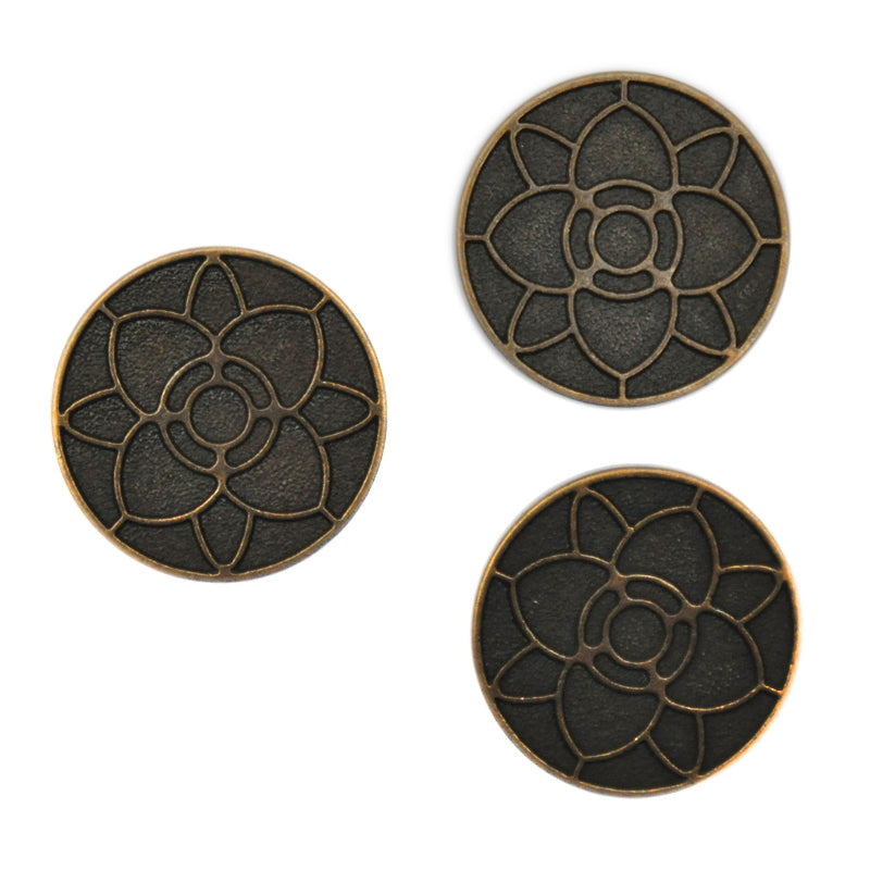 Buttons, top view