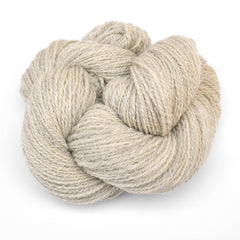Handspun natural white Lonk wool yarn