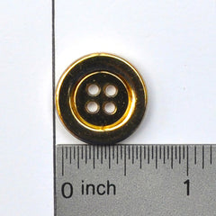 Button with ruler