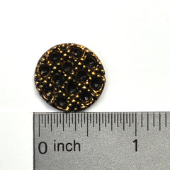 Button with ruler