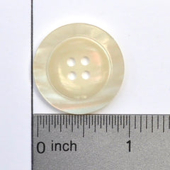 Button with ruler