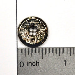 Button with ruler