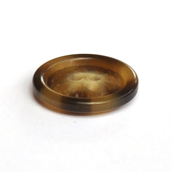 Horn Button - Dark Brown 20mm – Bolt & Spool