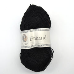 Lopi "Einband" - Icelandic Wool, Fingering Weight, 273 yards - Black