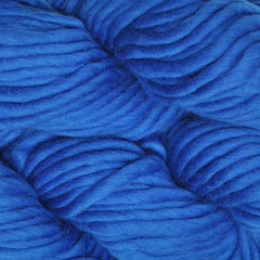 Unlabeled Super Bulky Wool Yarn - 60 yards, 3.5 ounces - Blue