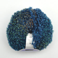 Louet "Clyde" Yarn - Wool / Silk, Bulky Weight, 82 yards - Blue & Green