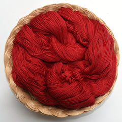 Superwash Merino wool yarn in bowl
