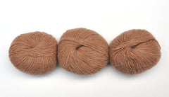 Adrienne Vittadini "Natasha" Yarn - Alpaca / Mohair / Wool / Nylon, Aran Weight, 72 yards - Light Brown