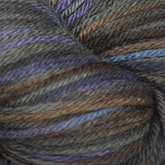Cascade Yarns "Cascade 220 Paints" - Peruvian Highland Wool, Worsted Weight, 220 yards - Gray, Brown, Blue & Purple