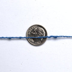 Charles Butterworth bouclé rayon yarn tube - thread view
