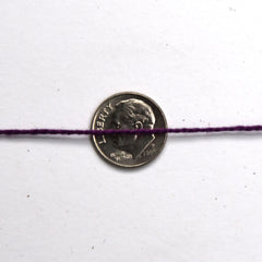 Silk City Cotton 5/2 yarn cone - thread view