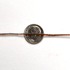 Lily 5/2 cotton yarn cone - thread view