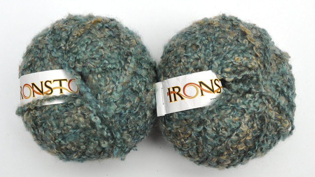Ironstone "Sea Coast" Yarn - Wool / Nylon, Worsted Weight, 120 yards - Blue & Green
