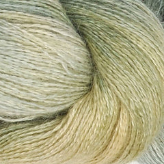 Edgewood Garden Studio Baby Suri Alpaca Lace Weight Yarn, 880 yards - Green & Yellow