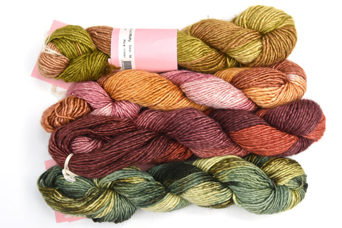 Louisa Harding "Grace" Hand Dyed Yarn - Silk / Merino Wool, Worsted weight, 110 yards - Various Colors