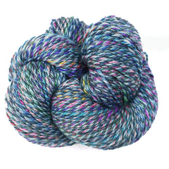 Handspun yarn for knitting, crocheting and weaving