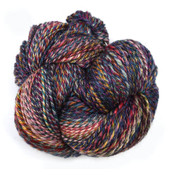 Handspun yarn for knitting, crocheting and weaving