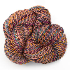 Handspun yarn for knitting, crocheting and weaving