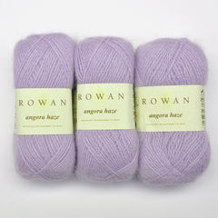Rowan "Angora Haze" Yarn - Angora / Wool / Polyamide, Fingering Weight, 150 yards - Pale Lavender
