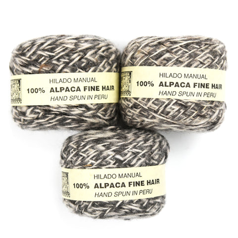 Minka "Fine Hair Alpaca" Handspun Yarn - Alpaca, Worsted Weight, 90 yards - Checchi