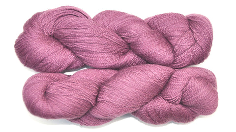 The Fibre Co. "Road to China" Yarn - Baby Alpaca / Silk / Cashmere / Camel, Lace Weight, 656 yards - Light Amethyst