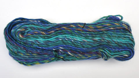 Plymouth "Mushishi Big" Yarn - Silk / Wool, Bulky Weight, 109 yards - Blue, Green & Yellow